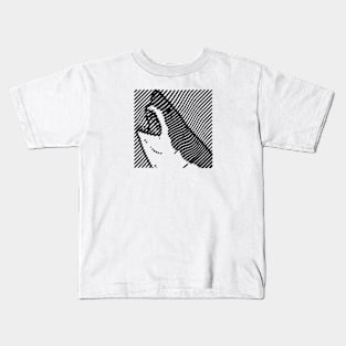 Linocut Bigfish Kids T-Shirt